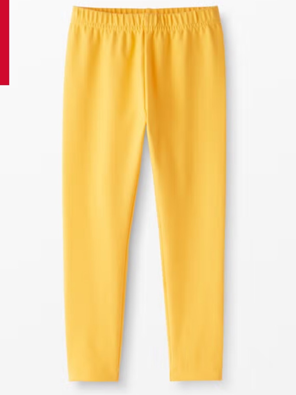 EUC Hanna Andersson Bright Yellow Girls' Stretch Leggings